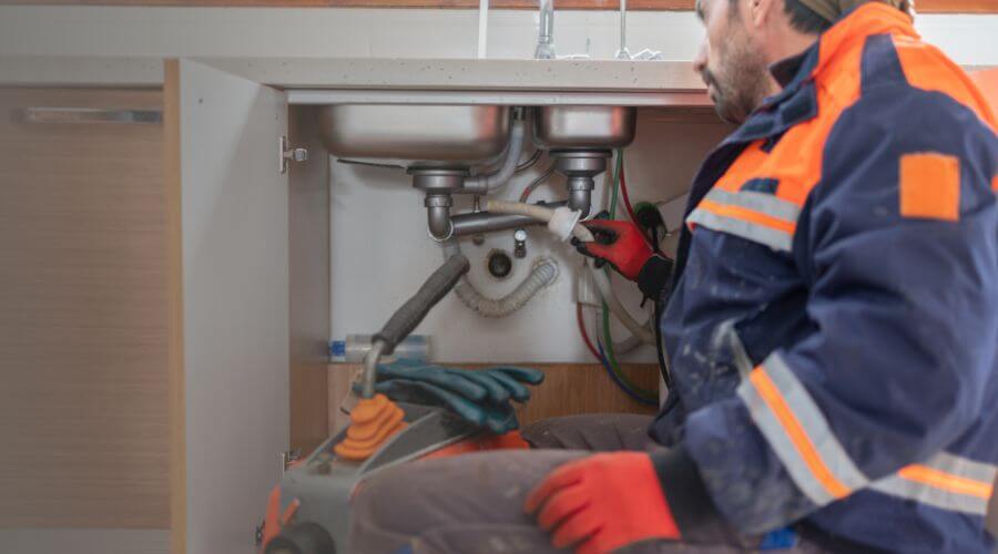 Professional slab leak plumber services in Whittemore, MI